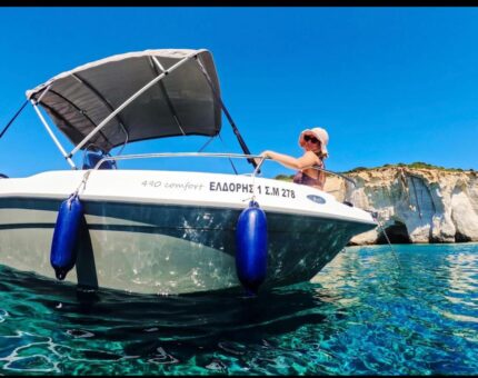 eldoris nireus grey milos island for rent boat
